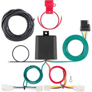 CURT 56434 Vehicle-Side Custom 4-Pin Trailer Wiring Harness, Fits Select Toyota RAV4, Black