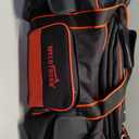 MELOTOUGH Rolling Tool Bag with Wheels,Large Capacity Tool Bag Organizer with Concealed Telescoping Handle for Electrician,Construction,HVAC,Technician (Red/Black)