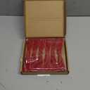 Velvet Ornaments Christmas Tree Bows - 6 Pcs Red Christmas Bows for Gift Wrapping Crafts 15 x 23 Inch Crafts Holiday Decor for Tree Garland Topper Wedding Party Home Decorations Indoor DiliComing