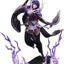 Raiden Shogun Figure 1/7 Beelzebul 26CM Game Character PVC Anime Model Toy