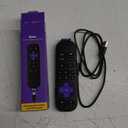 Roku Voice Remote Pro (2nd Ed.) | Rechargeable TV Remote Control with Hands-free Voice Controls, Backlit Buttons, & Lost Remote Finder - Replacement Remote Compatible with All Roku TV, Players & Audio