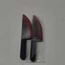 2Pcs Fake Chucky Knife with 30pcs Tattoo Stickers,Halloween Bloody Ghostface Props Toy Knife Set Horror Movie Scream Props Knife Scary for Halloween Costume Cosplay Accessories and Makeup Parties