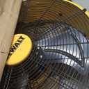 DEWALT DXF2042 Industrial Fan, 20 Inch High Velocity Fans with 3-Speed Adjustable Tilting Head, Drum Fan for Outdoor, House and Warehouse, Yellow