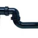 PF WaterWorks PT5001-2 SinkGENIE No Mess Money Saving P-Trap - 2 Pack, Black and Transparent