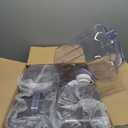 Drink Dispenser for Fridge Refrigerator Plastic Reusable Water Dispensers Bottle with Spigot BPA Free for Party Outdoors Home Office Activities(1.1 Gallon,4)