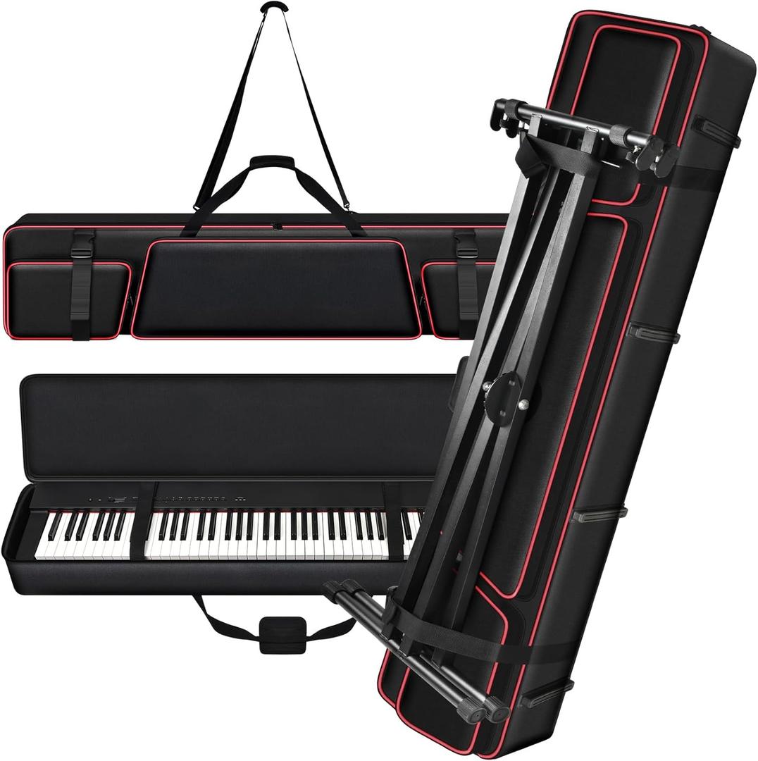 [Bag Only] Piano keyboard Case Compatible with Yamaha P71/P45P/143B 88 Key Weighted Slim Digital Pianos, Travel Carrying Holder for Electric Mechanical Keyboard Stand Performing Outdoors Home Practice