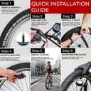 Fincci 29 x 2.1/2.2/2.3/2.35/2.4/2.5/2.6 Inch Bike Inner Tube 48mm Presta or Schrader Valve Butyl Rubber Fits Mountain & Hybrid Bikes Pack of 2