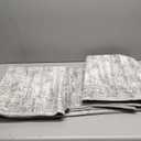 Runner Rug 2'6" x 12' Washable Non-Slip Runner Rugs for Kitchen Bathroom Laundry Room Vintage Ultra Thin Runners for Hallway Entryway Grey, 2'6" x 12' (Runner)