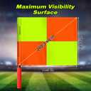 Soccer Referee Flags, 2PCS Referee Kit Detachable Referee Flags