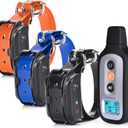 PetSpy XPro 3 Dog Training Shock Collar for 3 Dogs, 1000 Yards, Small to Large Dogs, with Vibration, Electric Shock and Beep, Waterproof, Remote Trainer (Three Dogs)