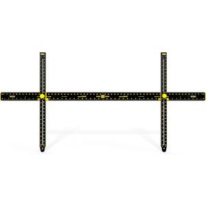 Crescent Creative Products Perfect Pro Picture Frame Wall Hanging Tool with Level, 48 inch, Black