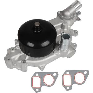 IRONTREE AW5081 Professional Water Pump Kit with 2 Metal Gaskets and Thermostat Compatible with Chevy Corvette Camaro, Pontiac Firebird GTO, Avanti II, 5.7L 6.0L V8 Engine, OE Replacement