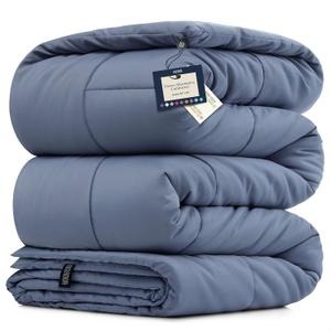 BELADOR Queen All-Season Duvet Insert - Down Alternative, Mid-Plush Lightweight Comforter, Box Quilted Siliconized Fiberfill Oeko-Tex Hotel Comforter