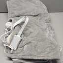 Beautyrest Plush to Sherpa Reversible Electric Blanket, Built-in Soft Button Controller, Auto Shut Off, Multi Heat Setting, UL Certified, Machine Washable Heated Throw, 50x60 Grey