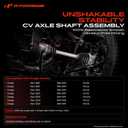 A-Premium CV Axle Drive Shaft Assembly Compatible with Dodge Ram 1500 1994-2001, Ram 2500 1994-1997, 4WD, Front Right Passenger Side, Replace# 5015136AB