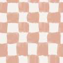 Mr. Kate RoomMates Tess Watercolor Checker Terracotta Peel and Stick Wallpaper, RMWS1315