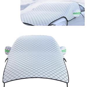 Heavy Duty Snow Car Cover, Widened & Thickened Vehicle Hood Windows Protector with Cotton Liner, All Weather Scratch-resistant Insulation Car Body Protector,Universal for Most Cars, SUVs, Trucks