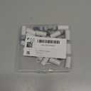 Pimoys 20 Sets Billiard Cues Tips Replacement Kit with White Pool Cue Stick Ferrules, Screw On Pool Cue Tips Pool Stick Tips, 12mm(Blue)