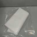 ALYVIA SPRING Long Fabric Shower Curtain Liner Waterproof - 72" x 78", Soft & Lightweight Long Shower Curtain with Magnets, Machine Washable - 72x78, White