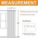Hiasan Blackout Curtains for Bedroom, 52 x 96 Inches Long - Thermal Insulated & Energy Saving Window Curtains for Living Room, 2 Drape Panels Sewn with Tiebacks, Dusty Rose