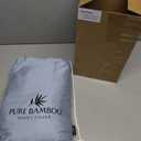 Queen Duvet Cover by Pure Bamboo, 3 Piece Set, Genuine 100% Organic Viscose Derived from Bamboo, Luxuriously Soft and Cooling, 2 Pillowcases (Queen, White)