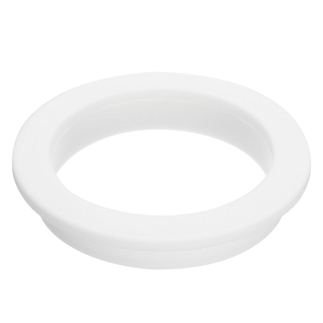 MECCANIXITY T Type Rubber Grommet Mount Dia 101.5mm ID 86mm Seal Protection Flexible Hole Plugs for Cable Pipe White