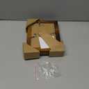 iRahmen 8x10 Picture Frame Set of 2 with High Definition Glass, Wood Photo Frame Display Pictures 5x7 with Mat or 8 x 10 without Mat for Tabletop or Wall Mounting (Dark Brown)