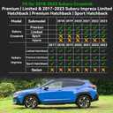 for Subaru Crosstrek 2018-2023 / Subaru Impreza 2017-2023 (Not Hybrid Models) Floor Mats, TPE Waterproof All Weather Floor Mats Cargo Liner Accessories