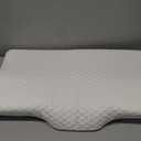 Derila Cervical Queen Size Pillow for Sleeping - Support Pillow for Side, Back, Stomach Sleepers - Contour Best Bed Pillows for Sleeping (1 Pillow | White)