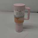 Simple Modern 40 oz Trek Tumbler with Handle and Straw Lid | Cup Holder Friendly Insulated Stainless Steel Travel Mug | Almond Birch