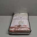 Natural Linen Pinch Pleated Blackout Curtains & Drapes 96 Inch Long Bedroom/Livingroom Farmhouse Curtains 2 Panel Sets, Neutral Track Room Darkening Thermal Insulated 8ft Back Tab Window Curtain