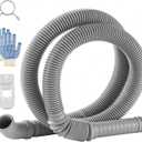 Elyfree AEM73732901 Washer Drain Hose for LG Kenmore - Premium Washing Machine Drain Hose Replacement, Replaces Parts Number AEM74053001, MEJ62685201, 2702257, PS8749199,Fits for OEM AEM73732901