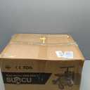 Succu All Terrain Knee Scooter for Adults for Foot Injuries, 11" PU Wheels,  Shiny Blue