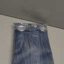 Estelar Textiler Blackout Curtains 90 Inches Long 2 Panels, Navy Blue and Greyish White Thermal Insulated Energy Saving Ombre Drapes for Bedroom,Light Blocking Grommet Curtains for Living Room,52Wx90L