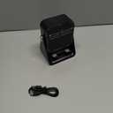 Induction Speaker with Phone Stand 5 in 1 Wireless Induction Bluetooth Audio for iPhone Android Phone Speakers Amplifier with Rechargeable Colorful Light, Birthday Gifts for Men Women Teens (Black)