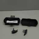 Flemoon IP55 Small Outdoor Electrical Box Waterproof (Inner 5.9 x 3.2 x 1.8inch), Extension Cord Cover with Detachable Awning Covers for Plug, Outlet, Holiday Lights, Black