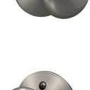 Schlage F10 PLY 619 Plymouth Door Knob, Hall & Closet Passage Lock, Satin Nickel
