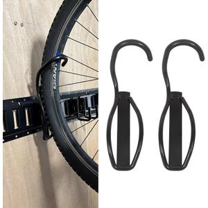 E-Track Bike Wall Mount, Quick Install Bike Hangers Storage Rack for E-Track (2 Pack)