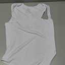REORIA Bodysuit for Women Scoop Neck Sleeveless Tank Top Bodysuits 2025 Sexy Thong Bodysuit Basic Leotards for Women L