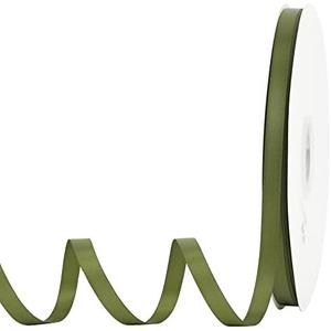 MEEDEE Moss Ribbon 3/8 Inch Moss Green Ribbon Double Faced Satin Ribbon Green Wedding Ribbon Thin Green Ribbon for Gift Wrapping Ribbon for Crafts Ribbon for Card Making Green Favor Decor, 100 Yards