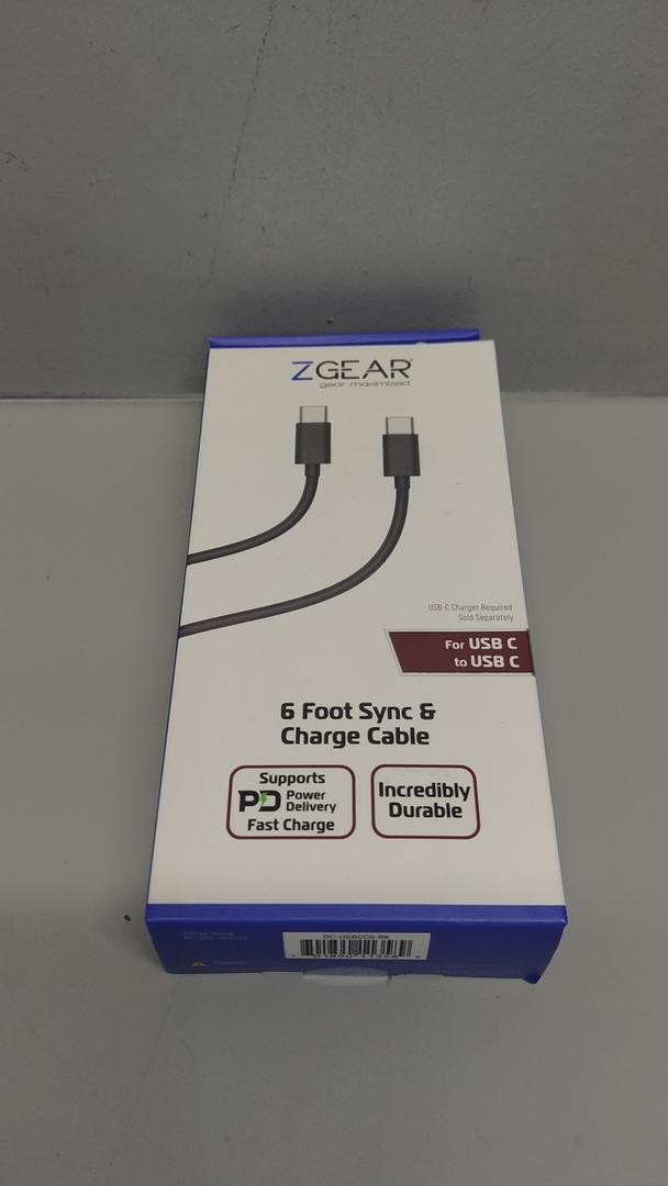 ZGear 6 Foot Sync & Charge Cable For USB C to USB C