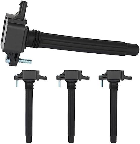 ECCPP ignition coils Pack of 4 UF751,coils packs,for Chrysler,Dodge,for Fiat &,for Jeep Vehicles - L4 200 2015-2017,Dart 2013-2016,500X 2016-2018,Cherokee 2014-2020,Compass 2018-2021 68242286AA
