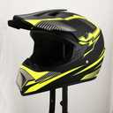 Senhill Youth ATV Dirt Bike Helmet Motocross Helmet Full Face Motorcycle Helmet with Gloves Goggles Mask for Unisex Adult DOT/FMVSS 218 Approved (Medium, Yellow)