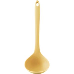 Platinum Silicone Cooking Ladle for Baking, Scraping & Mixing, 100% Food Grade Colorful Silicone Kitchen & Serving Utensils, Heat Resistant, Non-Stick Cookware - 8.6 inch Butter Yellow (Small)