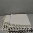 Softalker Linen Tablecloth Rectangle, Outdoor Waterproof Burlap Cotton Farmhouse Table Cloths with Tassel, Heavy Weight Wrinkle Free Table Cover for Dining, Party, Rustic - 55 x 120 Inch, Wine Leaf