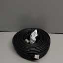 Cat 6 Outdoor Ethernet Cable 75 ft, 24AWG 10Gbps Cat6 Cable Cord Waterproof Direct Burial LLDPE UV Jacket, Internet Network Cable with 20 Ties Support POE Cat6 Cat5e Cat5, CCA, UTP for PC