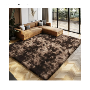 Shag Area Rugs for Bedroom Living Room,4X6 Ultra Soft Fluffy Area Rugs for Dorm,Indoor Carpet Nursery Rugs for Kids Girls Room Home Decor, Mottling Brown