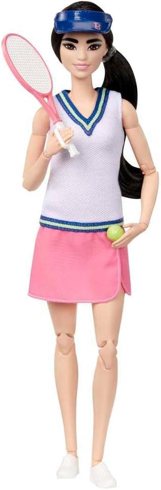 Barbie Doll & Accessories, Career Tennis Player Doll with Racket and Ball