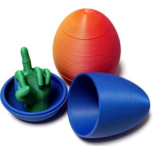 Middle Finger Easter Egg - Easter Gift for Adults - Easter Basket Stuffers -Gag Gift - Easter Basket Stuffers for Adults - 2 PCS
