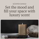 Drift Amber Scented Candle - Home Decor - Fragrance Oil Candle - 60 Day Burn Time - 10.5 oz